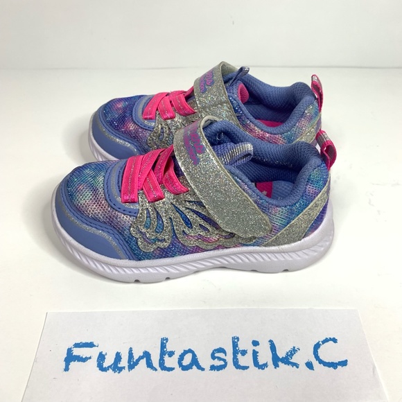 Skechers Magical Collection Unicorn Glitter Shoes 302116N Little Girls US Size 5 - Picture 3 of 12